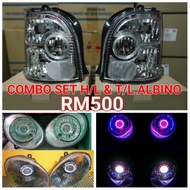 Headlamp projector &amp; tail lamp albino kancil 02