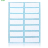 GIVEN Name Number Tags Writable Hot Selling Self Adhesive Labels Blank White Name Stickers