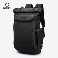 OZUKO Men Stylist Rolltop Anti Theft Travel Laptop Backpack School Bag Type 4