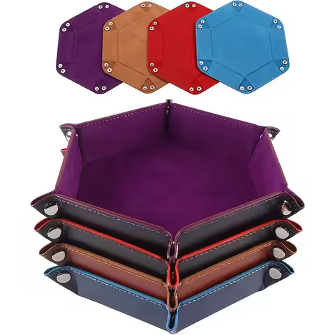 Dice Cup Leather Dice Holder Tray Dice Box STZ05