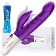 QM💐Durex Lubricating Oil+Vibrator Plug-in Masturbation Device for Women Electric Simulation Penis Female ToyavVibration