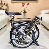 Brompton Sepeda Lipat S6L Rare Color Original Likenew Mulus