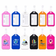 Custom Luggage Tag Personalized Name Travel Suitcase Tag PVC Baggage Label ID Tag for Travel Bags
