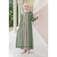 Ghms Bj Games Simple Ghamis Kid Middle Age Gqmis Dris Syari Girls Gsmis Children's Ansk Gamis Dress 