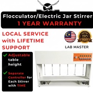LAB MASTER/MALAYSIA 4 Places/6 Places Lab Flocculator Electric Jar Stirrer for Lab Waste Water Treat