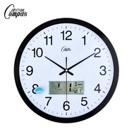clock wall jam dinding aesthetic Jam Dinding Senyap Compas 16 inci Ruang Tamu Rumah Tangga Bilik Tid