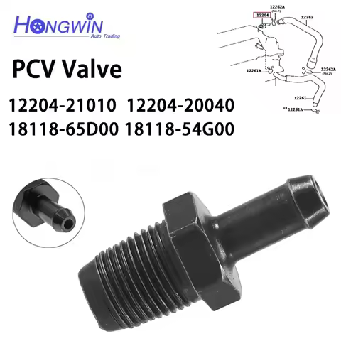 Genuine No.: 12204-22051 18118-54G00 PCV Valve For Toyota Celica Corolla MR2 Spyder Matrix 1ZZ-FE 1.