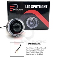 Gercep Biled Matrix Epic Racing 40 Watt 3 Inch Round Cooling Fan Projector Lamp Biled Matrix X1 Roun