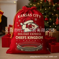 Cross-Border Kansas City Chiefs Holiday Santa Bag