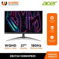 Acer Predator XB273U V3BMIIPRZX 27" WQHD 2560x1440 IPS Technology 1ms 180Hz Gaming Monitor