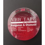 VHB Tape 3m 24 mm x 4.5 M / Double Tape automative 3M Building and automotive