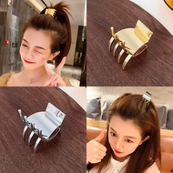 Korean crab claw hairpin for beautiful women hottrend metal small size iLita - bag cute hair bun wit