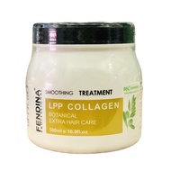 Kem ủ tóc hấp tóc phục hồi tóc hư tổn Fendina LPP Collagen 500ml