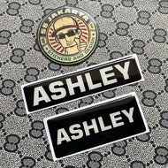 Ashley Sound Audio Speaker Large Embossed Emblem Sticker