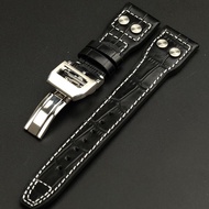 2023 Original high quality✕ Handmade top layer cowhide watch chain suitable for IWC IWC22MM leather watch strap substitute pilot little prince