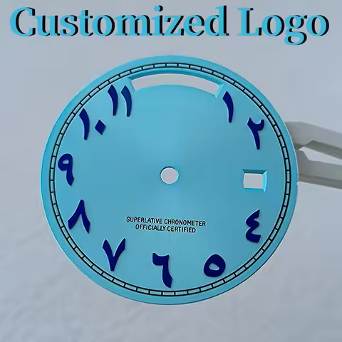 8285 Dial Customized logo 31mm Miyota Watch Dial Arabic Numerals dial Fit Miyota 8285 movement watch
