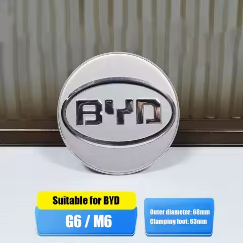 4Pcs 55mm 58mm 68mm Car Styling Wheel Center Cap Hub Replaced Covers For BYD F3 L3 F0 G3 S6 F6 M6 S7