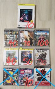 ps3 tv games Biohazard Revelations Gta5 farcry4 the last of us 三國無雙5 Monster Hunter3 Mh3 Call of Dut