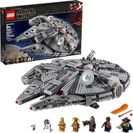 LEGO Star Wars Millennium Falcon 75257 Building Set - Starship Model with Finn, Chewbacca, Lando Cal