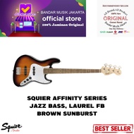 SQUIER AFFINITY JAZZ BASS LAUREL FB BROWN SUNBURST BMJ