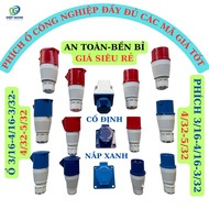 Single Phase and 3 Phase Portable Industrial Socket Plug (3/16-4/16-3/32-4/32-5/32A)