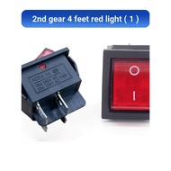 C. c. K CDD4 Rocker Type Switch Rocker Power Button 4/6 Pin Red Light 250V Oven Gas Electric Stove N