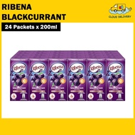 Ribena Blackcurrant Fruit Drink (24 x 200ml) - Expiry 08 Oct 2026