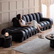 Ktv Sofa Nordic Curved Size Hotel Snake Shape Living Room Apartment Club Villa Genuine Leather Sofa 