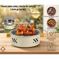 [Nisyhop] BBQ Pan/Grill Non-Stick Charcoal Grill Pan 30cm