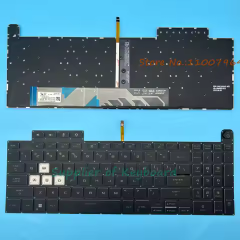 English/Russian Keyboard For ASUS TUF 3 Gaming F15 FA507 FA507R FX507 FX507ZC FX517 FX517Z FX517ZE F