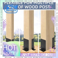 Wood Fence Post Base Support Bracket 4pcs Adjustable Fit for 2x4, , 6x6 for Pergola, Mailbox Post Ba