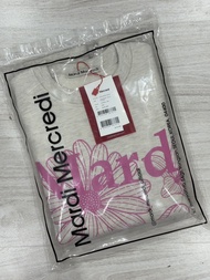 เสื้อแขนยาว Mardi Sweatshirt Triple Flower สี Oatmeal/Pink ของแท้ 100% พร้อมส่ง