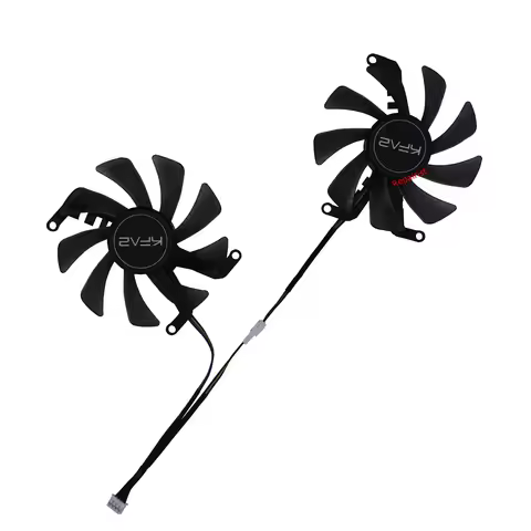 2Pcs/Set T129215SU,Video Card Fan,VGA GPU Cooler,For KFA2 GeForce GTX 1660 Ti 1-Click OC,KFA2 RTX 20