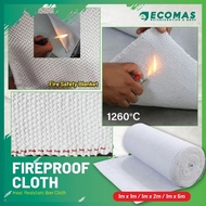 1.5MM THICK CERAMIC FIBER CLOTH / FIREPROOF CLOTH/ FIRE BLANKET / HEAT INSULATION FIBER CLOTH