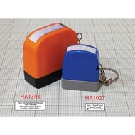 Pre Ink Stamp Chop / Flash Stamp /HA1027& HA1343 Key Chain Stamp Chop(chop guru,chop jururawat)