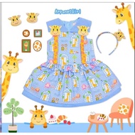 Arpanet girl Dress/Giraffe/Size 3/Shirt M