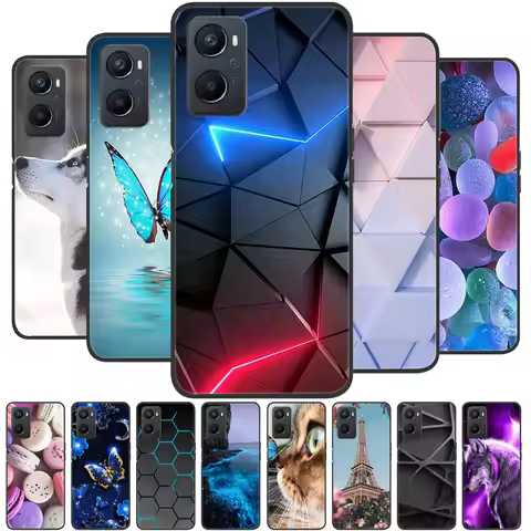 For Oppo A96 4G Case Phone Cover Soft Silicone TPU Back Cases for OppoA96 4G Case 6.51'' CPH2333 Coq