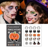 Pumpkin Skull Halloween Element Ance Patch Sticker Moisturizing Dots For Fading Zits And A9U8