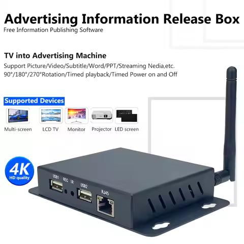Advertising Box Signage Player Restaurants Menu Billboard Android 9.0 Information Release Terminal F