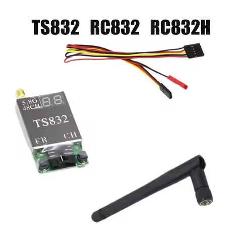 RC832 RC832H 5.8G 600mW 48CH Receiver TS832 5.8G Audio Video Transmitter for RC Model Airplane FPV D