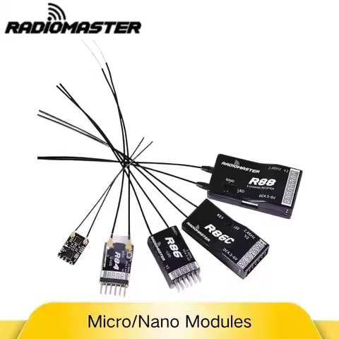Radiomaster R81 R84 R86 R86C R88 V2 Receiver Receptor 4CH 6CH 8CH 16CH Receiver for FRSKY D8 D16 TX1