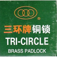Tri-Circle 261 262 263 264 265 Brass Padlock 20mm 25mm 32mm 38mm 50mm 3 Brass Key