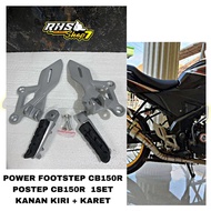 Power FOOTSTEP CB150R POWER POSTEP CB150R STEP Mount CBR CB150R Front POSTEP CBR CB150R 1SET Right Left+Rubber