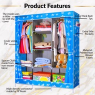 Almari Baju Wardrobe Storage Super King Wardrobe Almari Baju Rak Baju Clothes Organization Storage R