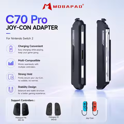 MOBAPAD C70 For JoyCon Adapter Convenient Charging for Switch JoyCon For M6 HD M6S S1 S/HD Controlle
