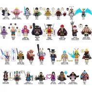 One Piece Series Don Quixote Doflamingo Aokiji Building Blocks Minifigures Children's Toys WM6187