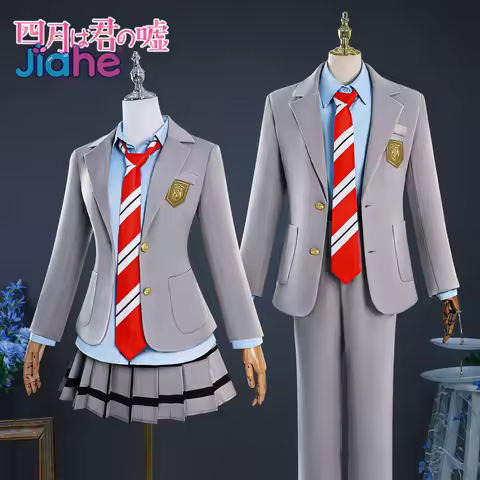 Arima Kousei Miyazono Kaori Cosplay Anime Your Lie in April Costume Halloween Carnival Men Women JK 