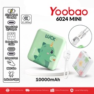 【3C QR Certified】Yoobao Powerbank 10000mAh PD20W Fast Charge Mini Cute Portable Size 6024MINIQ