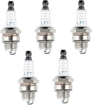Pack of 5 L7T Spark Plugs - Premium 2 Stroke Engine Spark Plugs for Husqvarna 33cc/43cc/47cc/49cc En