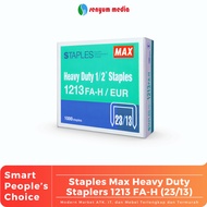 Staples Max Heavy Duty Staplers 1213 FA-H (23/13) (1 Pack Contains 1000 Stapless) (S:PAK)
